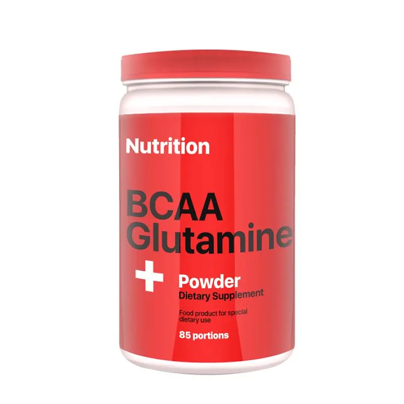 Амінокислота BCAA AB Pro ВСАА + Glutamine, 1 кілограм - Полуниця