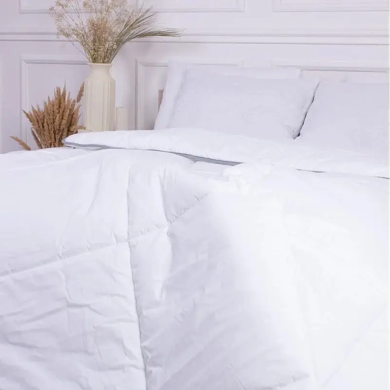 Набор MirSon шерсть №9566 Royal Wool деми одеяло 140х205 см + подушка белый (2200010806175) - фото 3