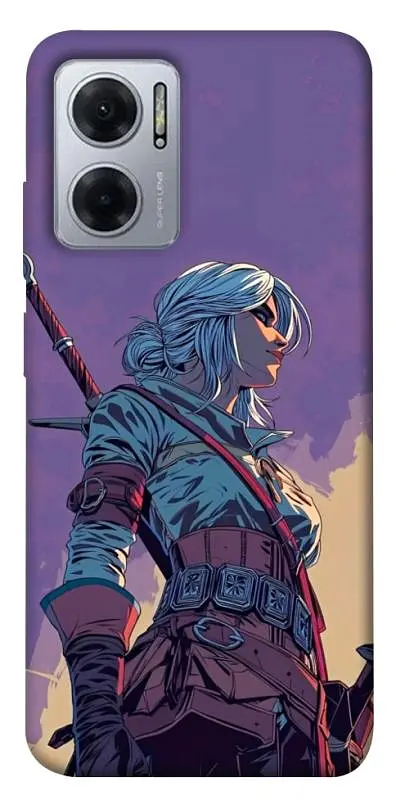 TPU чохол Demsky The witcher ciri для Xiaomi Redmi Note 11E