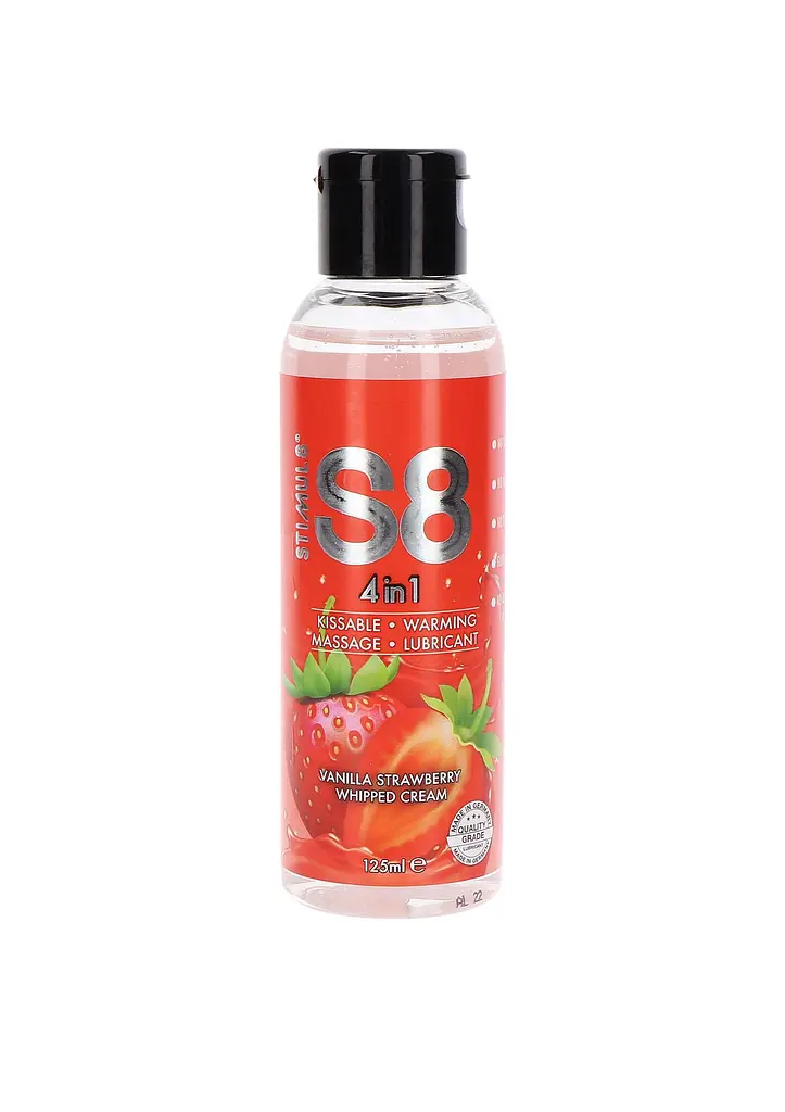 Лубрикант Stimul8 S8 4-in-1 Dessert Lube Strawberry, 125 мл - фото 2