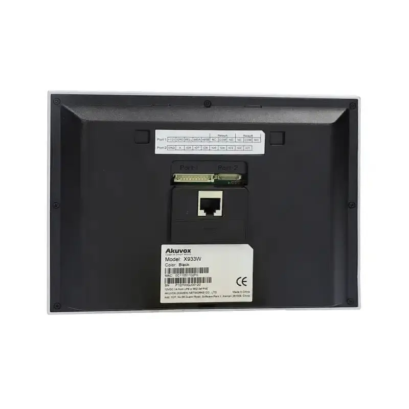 Відеодомофон 7” WiFi Akuvox X933H SIP Black Android з Zigbee 3.0 та Bluetooth (87-00052) - фото 4