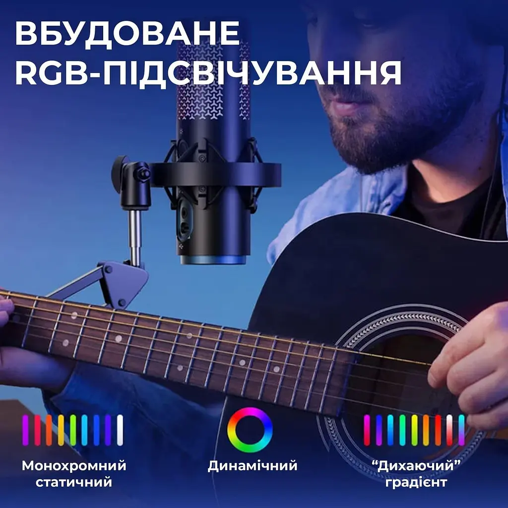 Мікрофон Boya K5-02 RGB Black K5-02) - фото 15