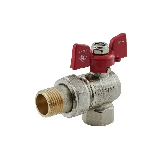 Кран кульовий з американкою Nolf classic 1/2" кутовий NFC.941-06 (NF3155) - фото 3