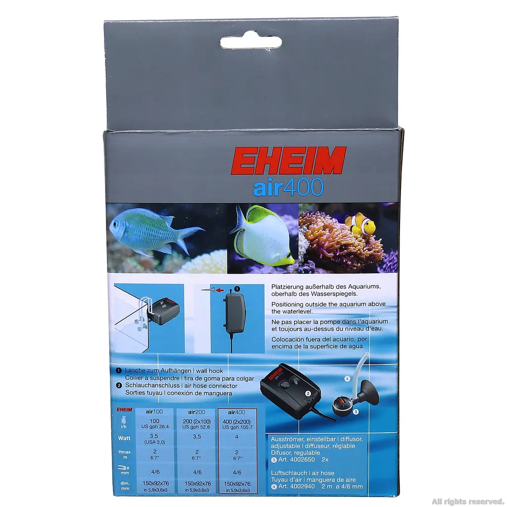 Компресор Eheim air pump 400 (3704010) - фото 6