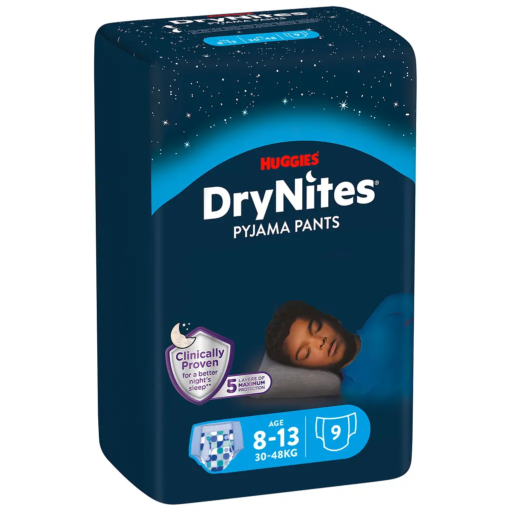 Підгузки-трусики Huggies DryNites Pyjama Pants для хлопчиків (30-48 кг) 9 шт. - фото 2