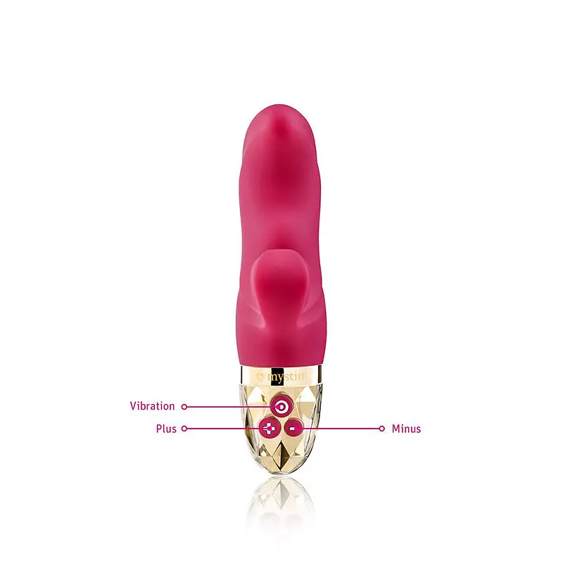 Вібратор-кролик Mystim Hop Hop Bob Fuchsia, потужний мотор, 8 режимів - фото 3