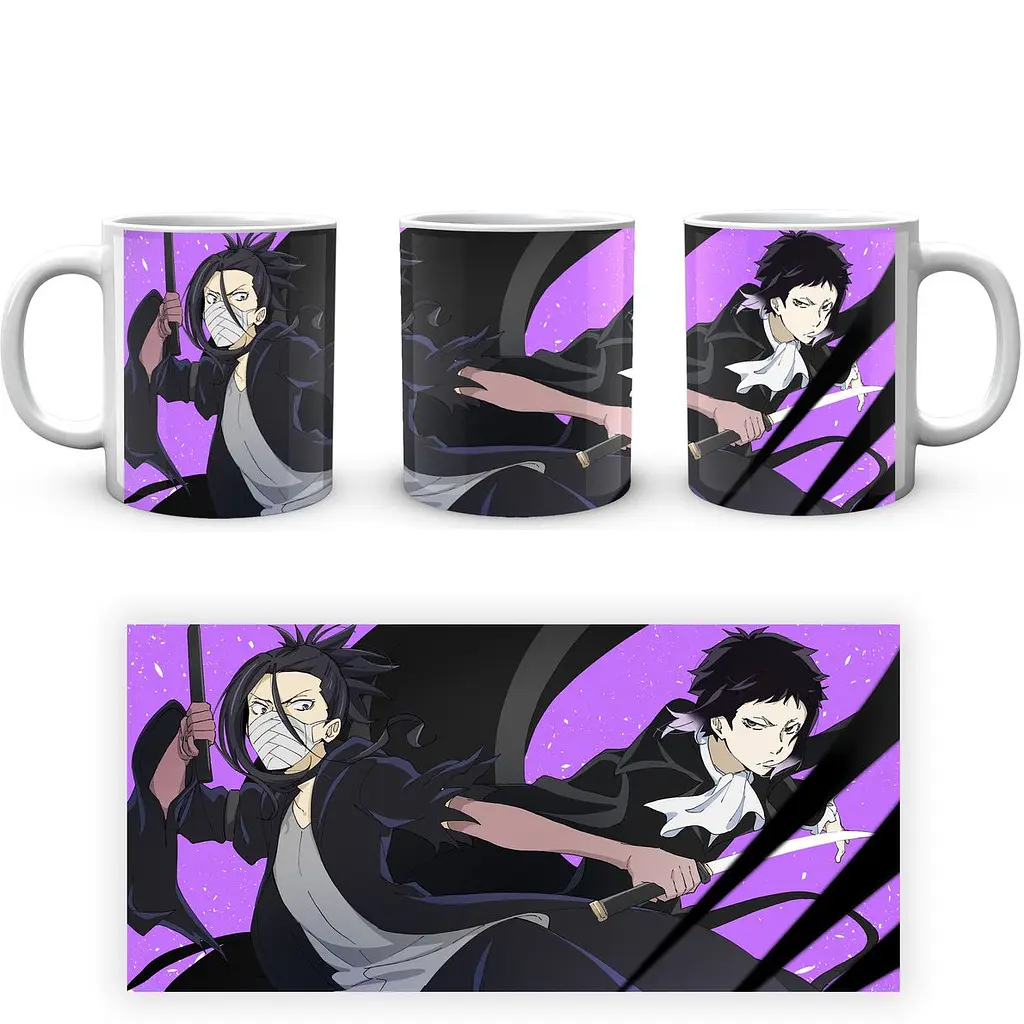 Кружка GeekLand Bungou Stray Dogs Проза Бродячих Псов Гин Рюноске BSD 29 330 мл белая - фото 4