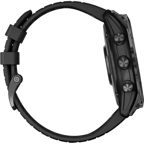 Garmin Fenix ​​7X Pro Sapphire Solar Carbon G. DLC Tit. with Black Band (010-02778-10/11) - фото 2
