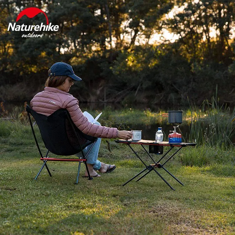 Складной стол Naturehike (NH19Z027-Z) сетка-алюминий - черный - фото 6