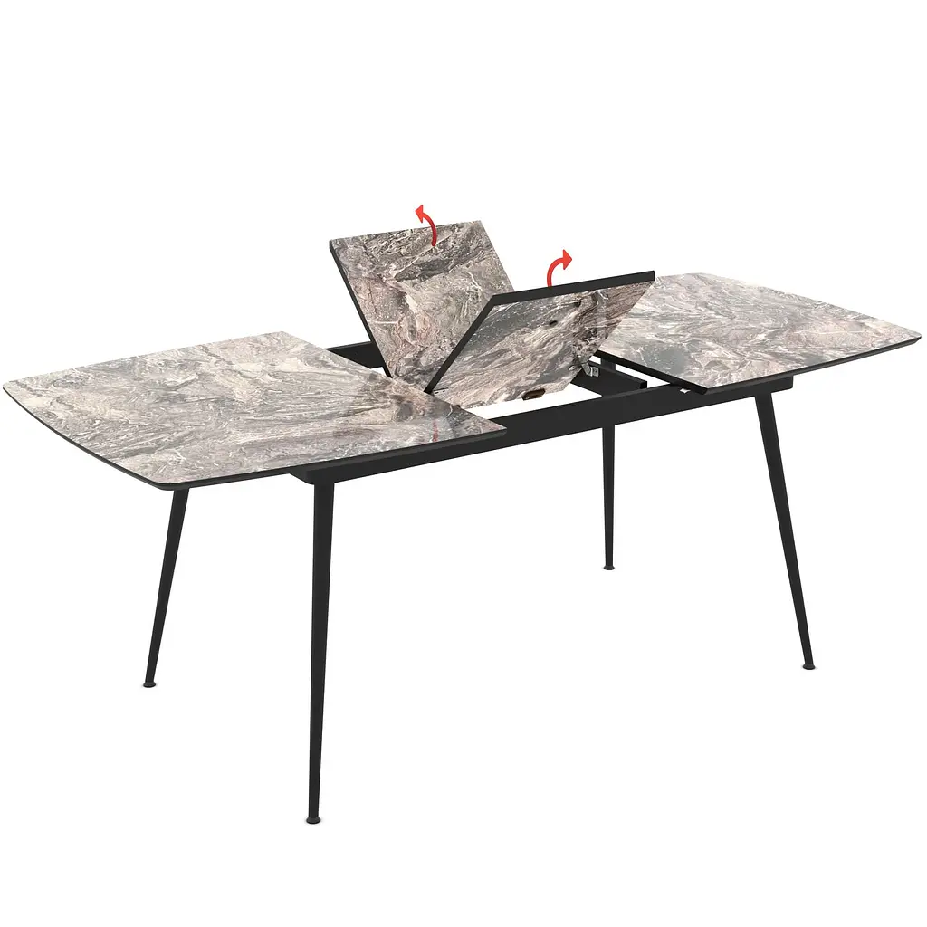 Стол Avanti YENSE Cosmos Glossy 125-165x80 см - фото 3