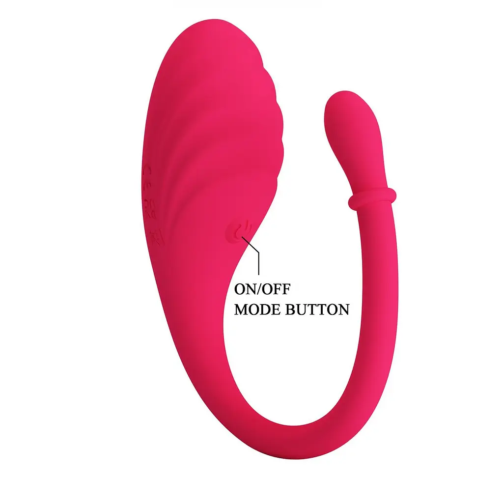 Віброяйце Baile Undine App Control Bullet, 20.5 см (рожевий) - фото 4