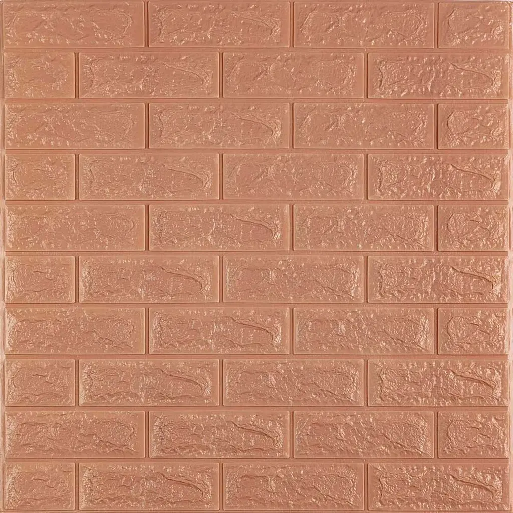 Самоклеюча стінова панель Sticker Wall 3D 700х770х7мм (цегла) кава з молоком (D) SW-00001800