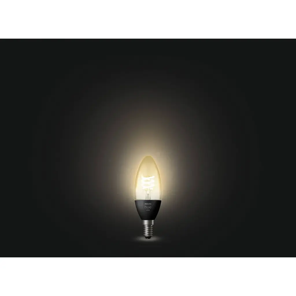 Світлодіодна лампа Hue 871951430223500 EEK: G (A - G) Hue White E14 Candle Single Pack Filament 300 lm E14 4.5 W Warm White EEK - фото 3