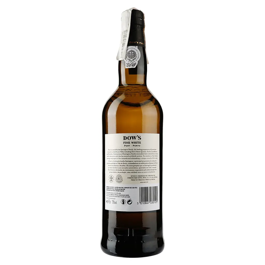 Портвейн Symington Family Estates Dow's Fine White DO, біле, солодке, 19%, 0,75 л (8000009452678) - фото 2