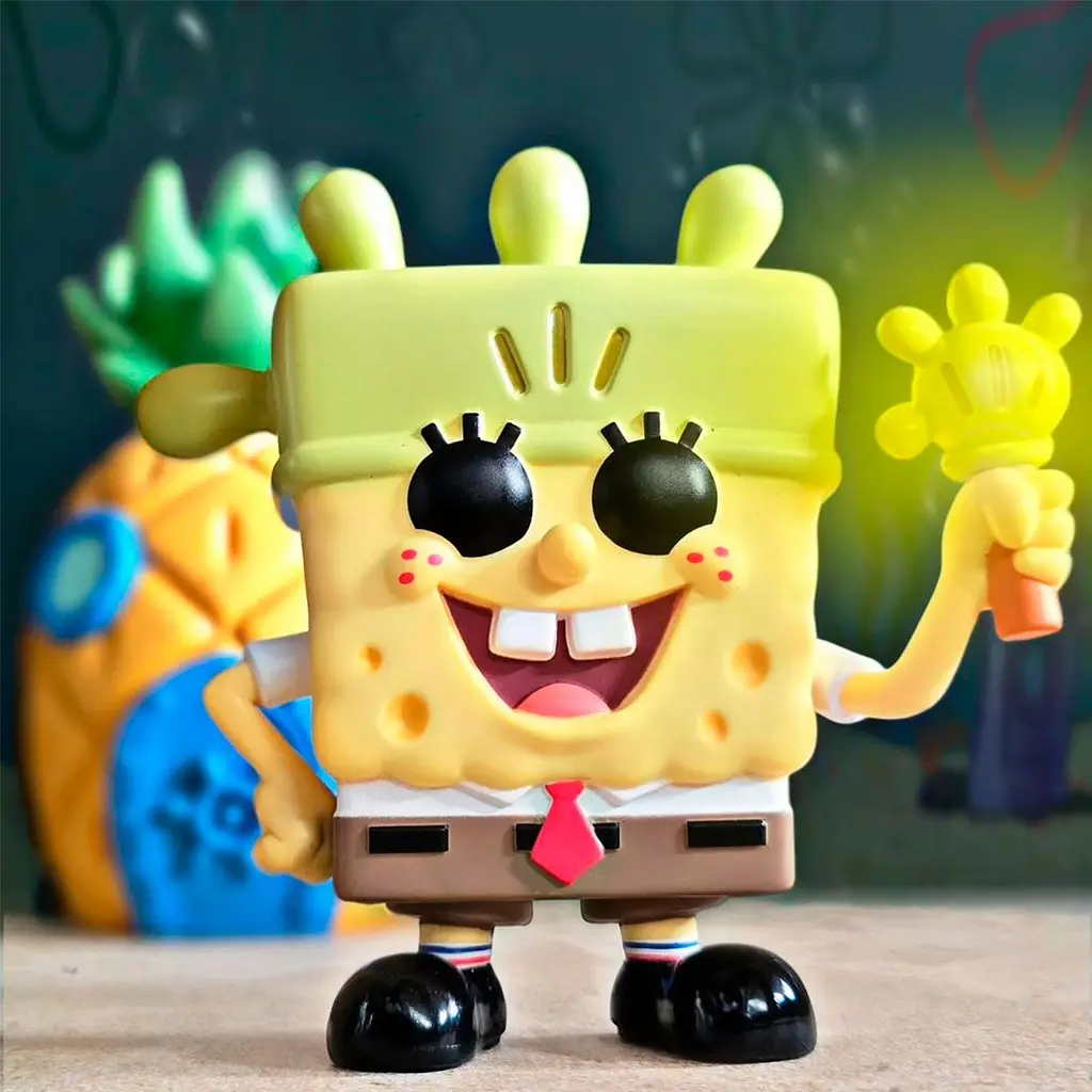 Игровая фигурка Funko Pop! Sponge Bob Square Pants Губка Боб с перчаткой-фонариком (75734) - фото 3