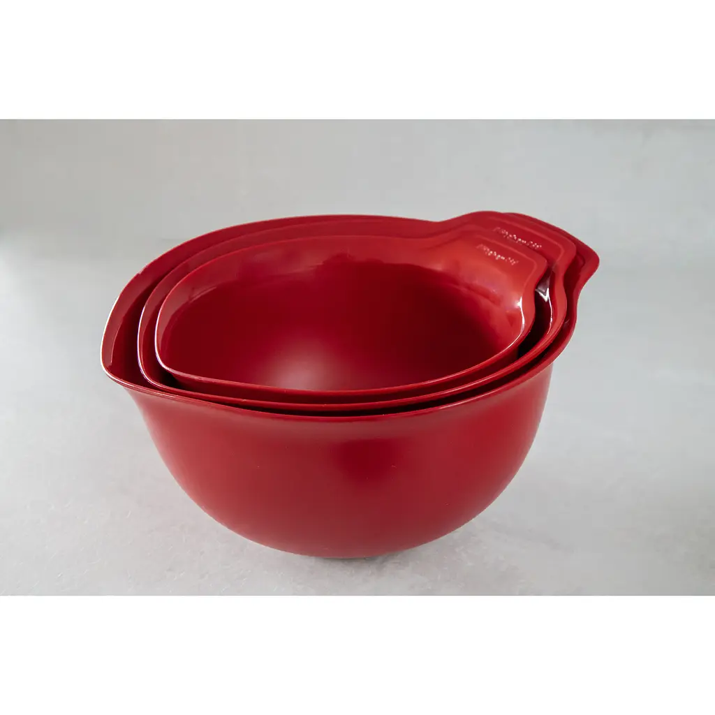 Набір мисок для змішування KitchenAid Universal червоний 3 шт. (KQG175OSERE) - фото 12