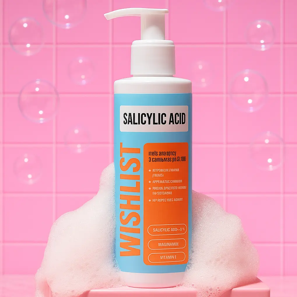 Гель для душа с салициловой кислотой Wishlist Shower Gel Salicylic Acid 200 мл - фото 4