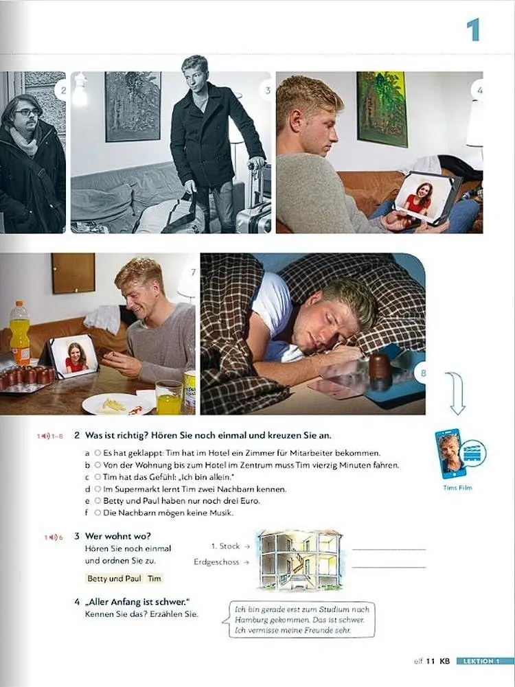 Schritte international. Neu 3. Kursbuch + Arbeitsbuch - Даніела Нібіш - фото 10