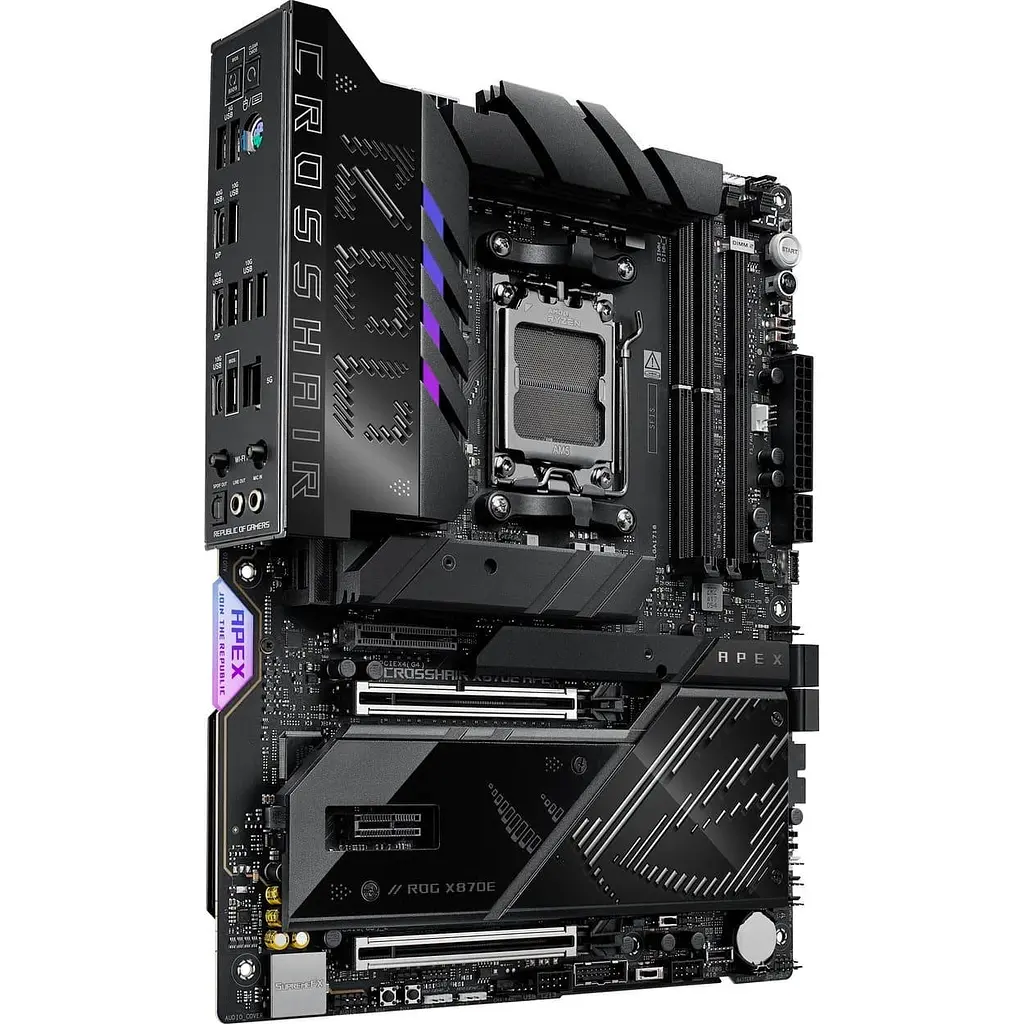 Материнська плата ASUS ROG CROSSHAIR X870E APEX (ROG CROSSHAIR X870E APEX) (Socket AM5, AMD X870E, ATX) - фото 6