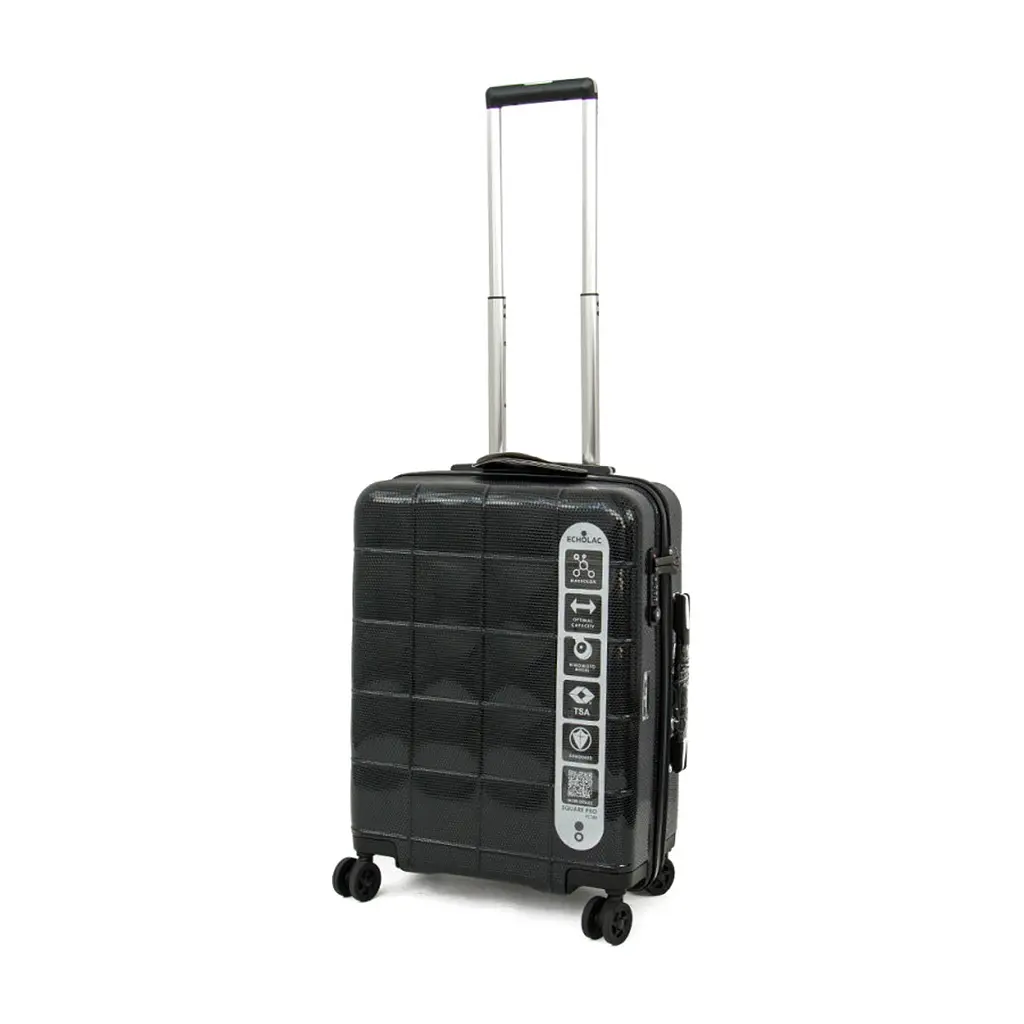 Валіза Echolac Square Pro Black S (EcPC185SA-403-01)