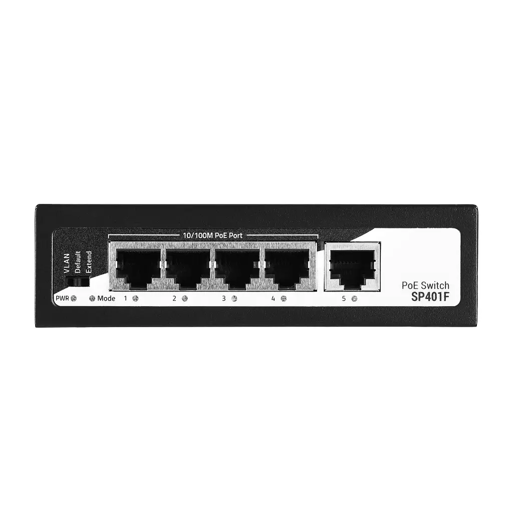 Коммутатор PowerLink SP401F 5xFE (4xPoE, 1xUplink), 55Вт, Неуправляемый 2E teh0018106 - фото 7