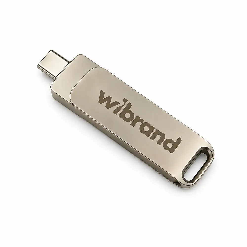 Портативний SSD Wibrand Wolf 1TB USB 3.2 Gen.2 Type-C/Type-A Read/Write 1000MB/s Silver (WIEXSSD/WO1TB) - фото 5