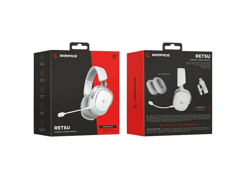Гарнітура Rampage Retsu White - фото 8