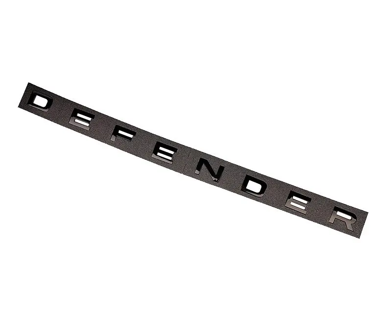 Емблема напис передня Defender для Land Rover (Чорна) 720х35 мм (на скотчі) LR130857 - фото 2