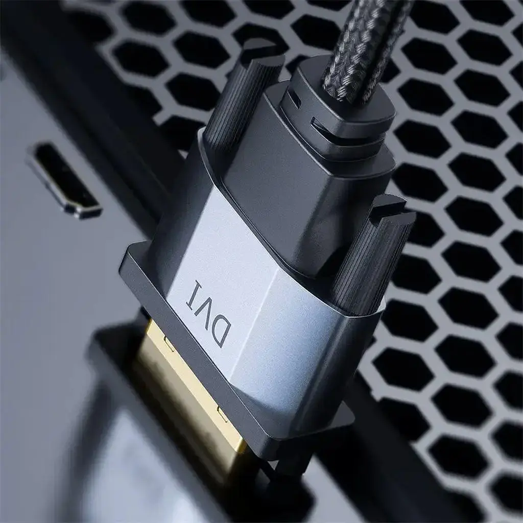 Кабель Baseus DVI to DVI 1,2m CAKSX-Q Black-Silver - фото 3