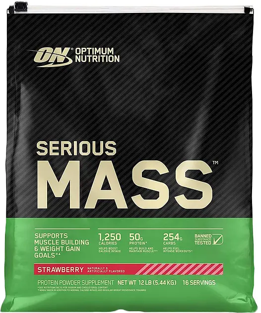 Гейнер з Вітамінами та Мінералами Serious Mass - 5400 г
