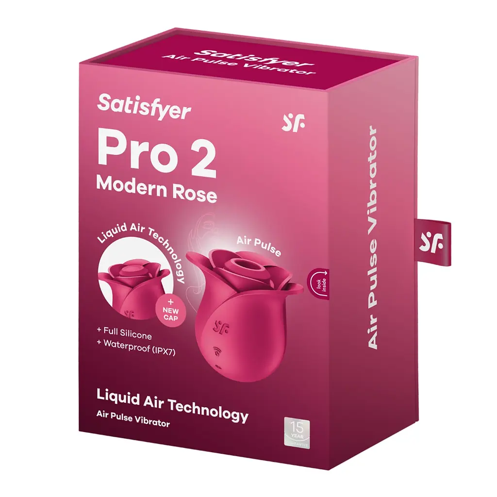 Вакуумный стимулятор клитора с вибрацией Satisfyer Pro 2 Classic Blossom 7 см розовый - фото 6