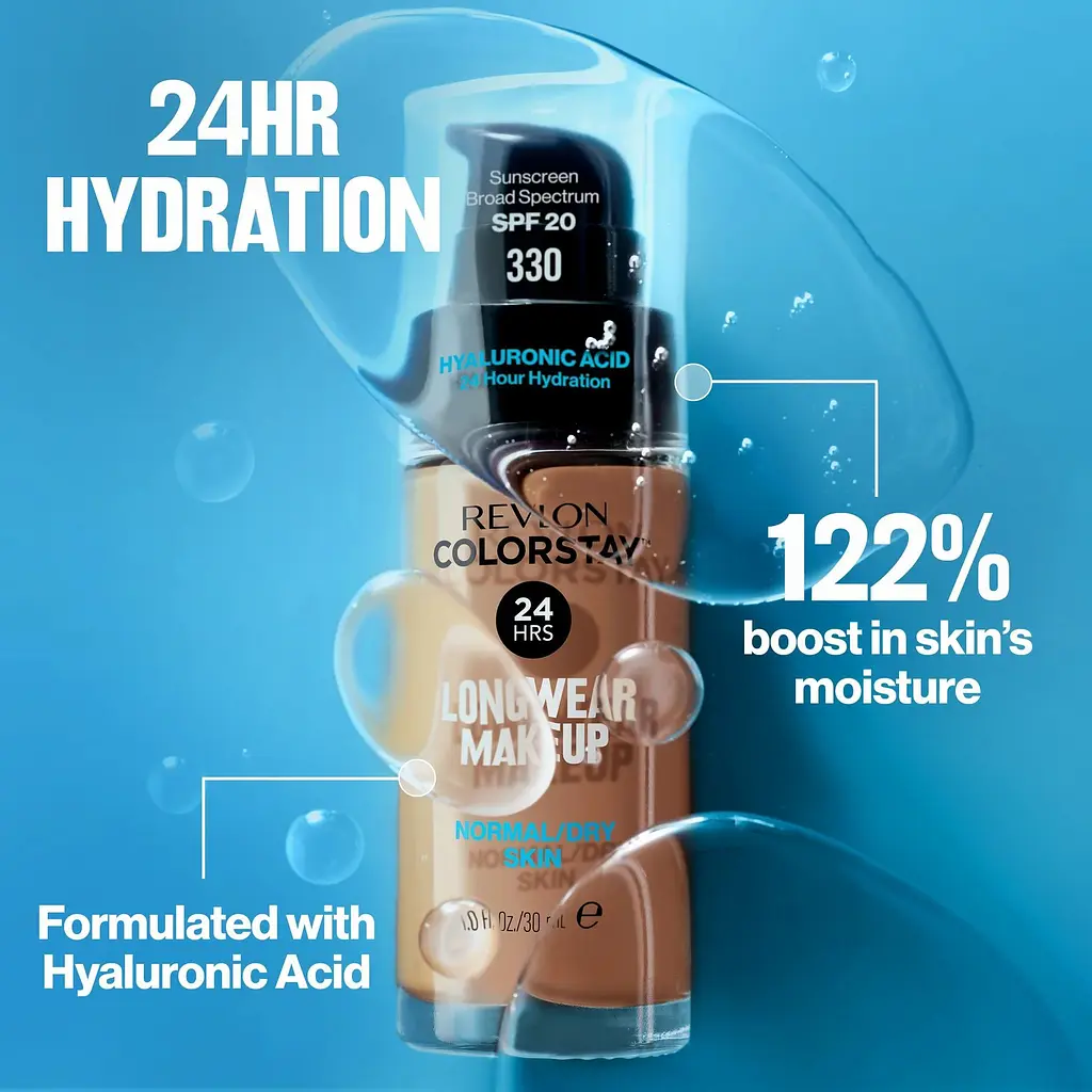Тональная основа для лица Revlon ColorStay Longwear Makeup Normal/Dry skin 240 Medium Beige 30 мл (7265317006/724490100) - фото 5