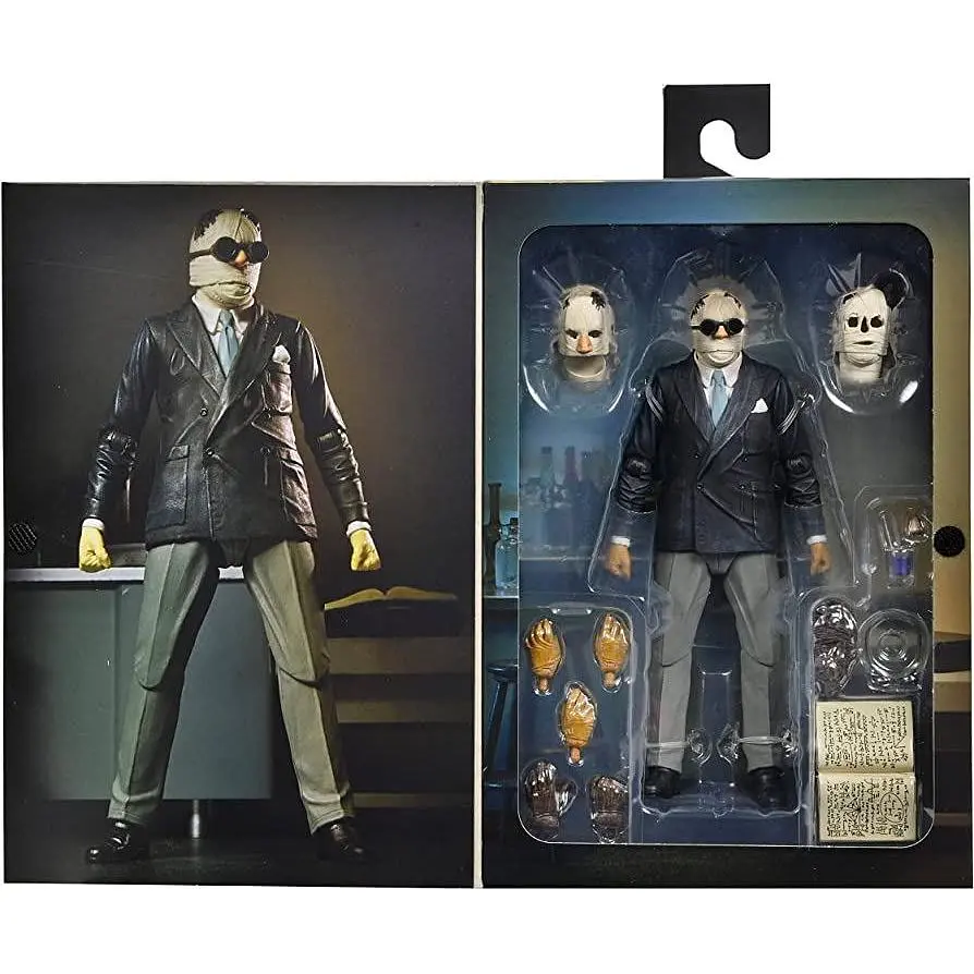 Фигурка NECA Universal Monsters Invisible Man Ultimate 7 Человек-невидимка 18 см WST N IM U7 - фото 3