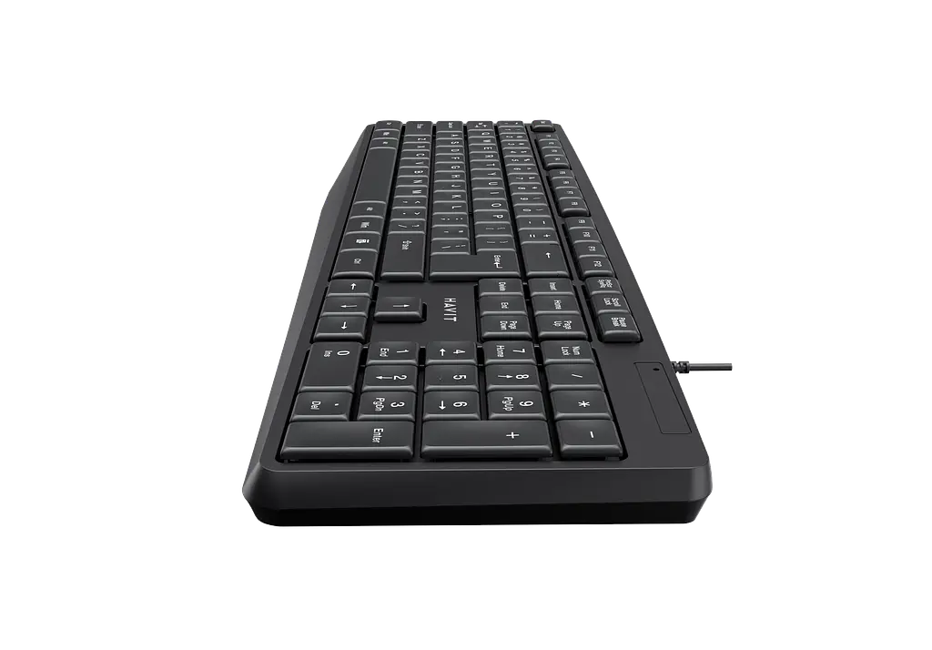 Дротова клавіатура HAVIT HV-KB2006 USB Black HAVIT (27082-000) - фото 4