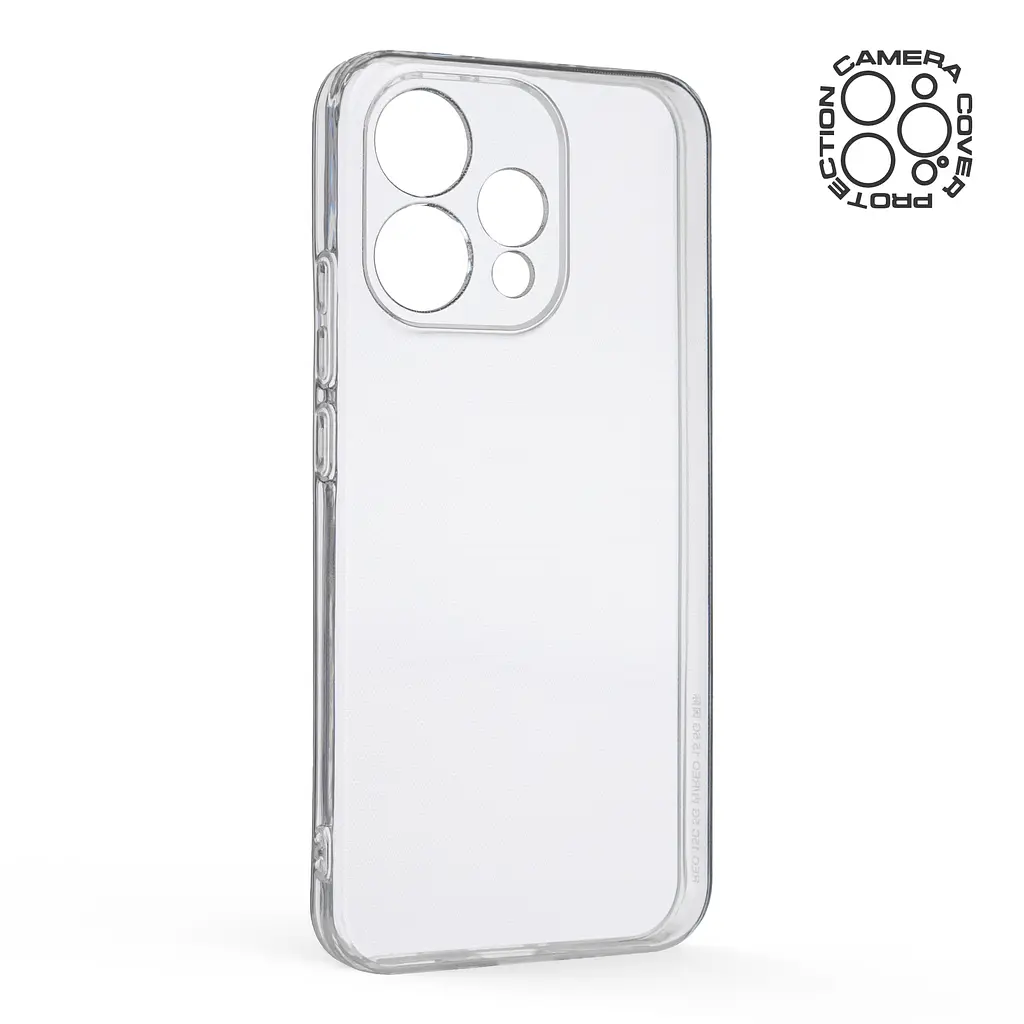 Прозрачный чехол для OPPO Reno15 5G с защитой камеры, тонкий, силиконовый, бесцветный, ударостойкий, противоударный бампер c закрытой камерой, ArmorStandart (ARM89902) - фото 2