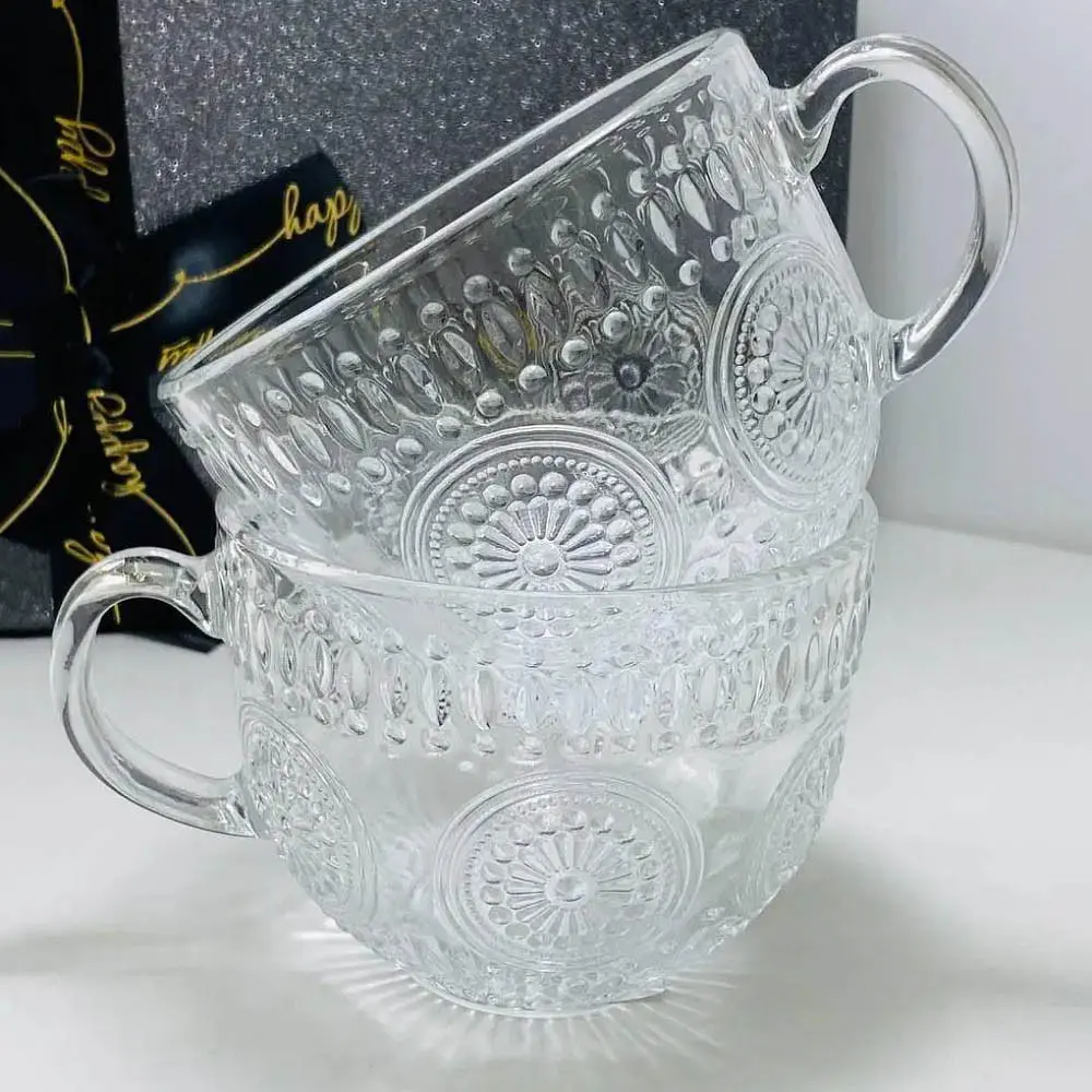 Набір чашок скляних Deli Glass Madison 440 мл 6 шт. (87ZB322B/6) - фото 6