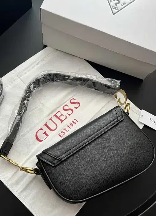 Жіноча сумка G-Dream сідло (в стилі Гесс Guess) Чорна - фото 6