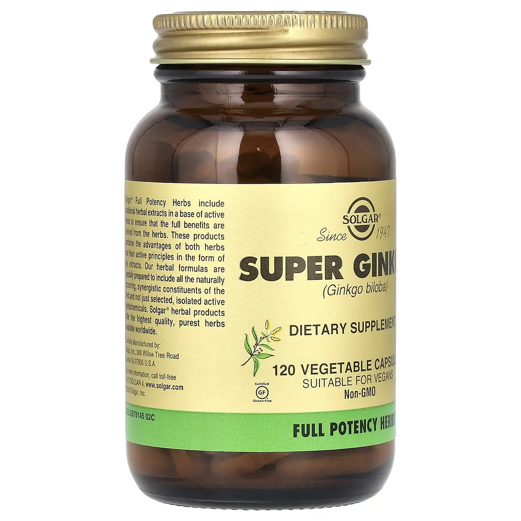 Solgar Super Ginkgo Biloba 120 капсул - фото 2