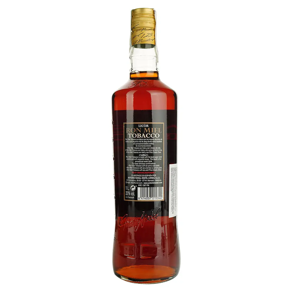 Ромовий напій Tobacco Miel 22% 1 л - фото 4