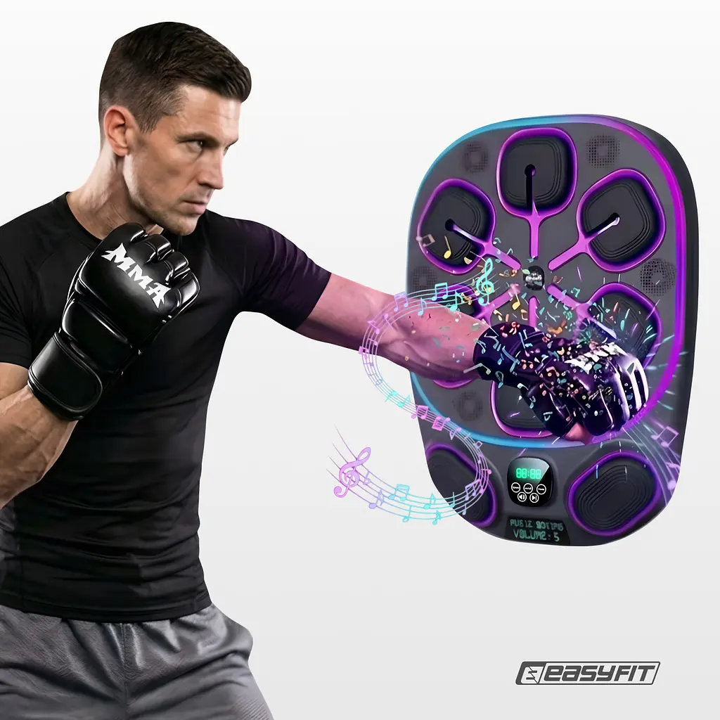 Настенный боксерский тренажер EasyFit с апперкотами (музыкальный бокс) - фото 3