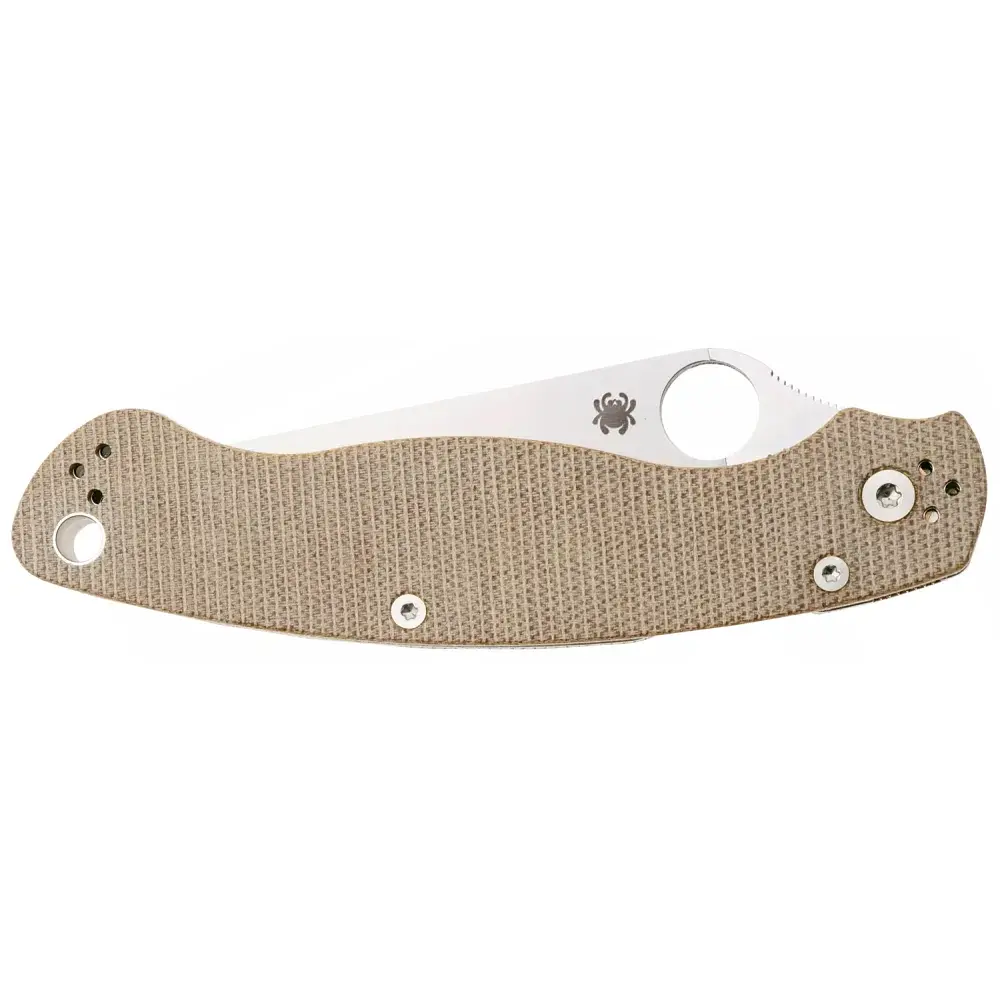 Ніж Spyderco Military 2 Micarta Brown - фото 4