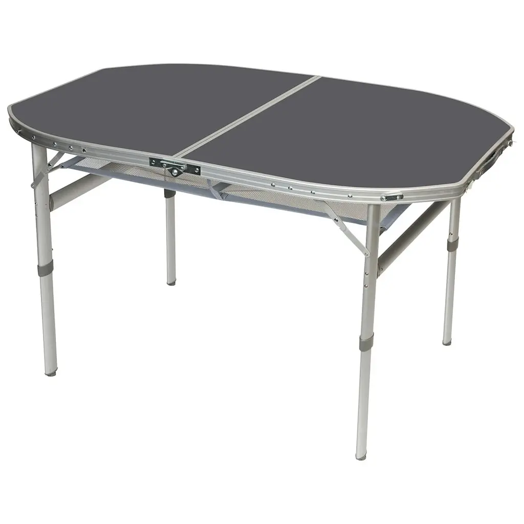 Стіл Bo-Camp Case Model Oval 120x80 cm Grey (1404415) - фото 7