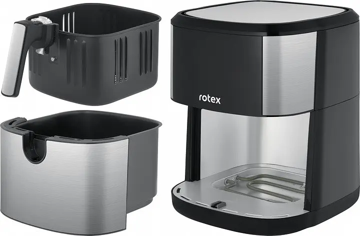 Мультипіч Rotex ROM760-XL Up&DownFry електрична 7.5л 2000Вт Чорний/Сріблястий - фото 7