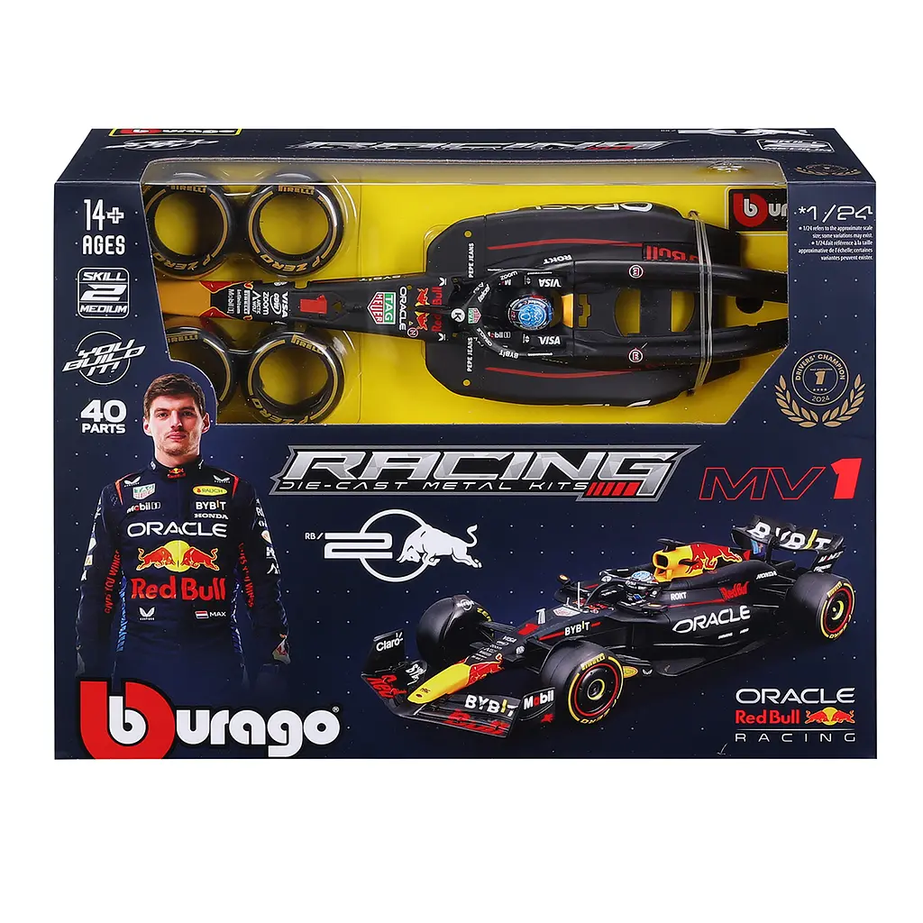 Авто-конструктор Bburago Oracle Red Bull Racing RB20 (18-28519) - фото 9