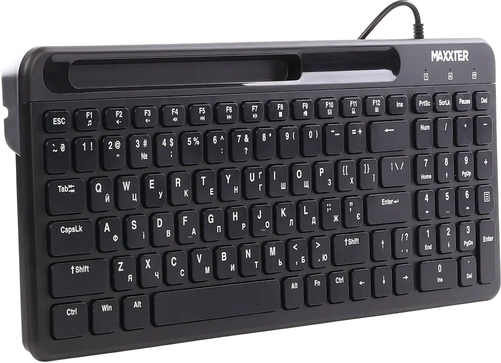 Клавіатура Maxxter KB-01B-UA Black - фото 3