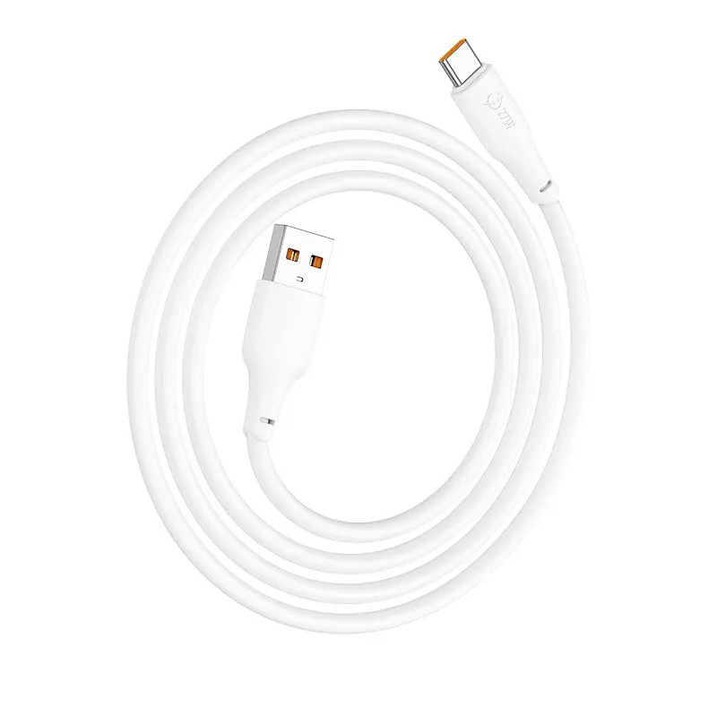 Дата кабель Hoco X93 Force USB to Type-C 27W (1m) White - фото 2