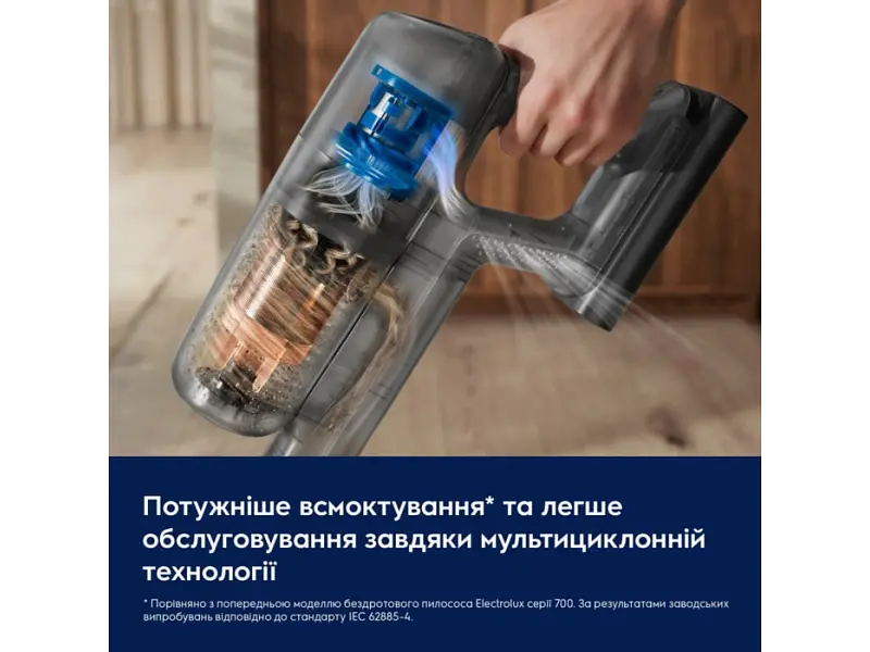 Вертикальний і ручний пилосос Electrolux EP72AB21UG 2 в 1 - фото 7