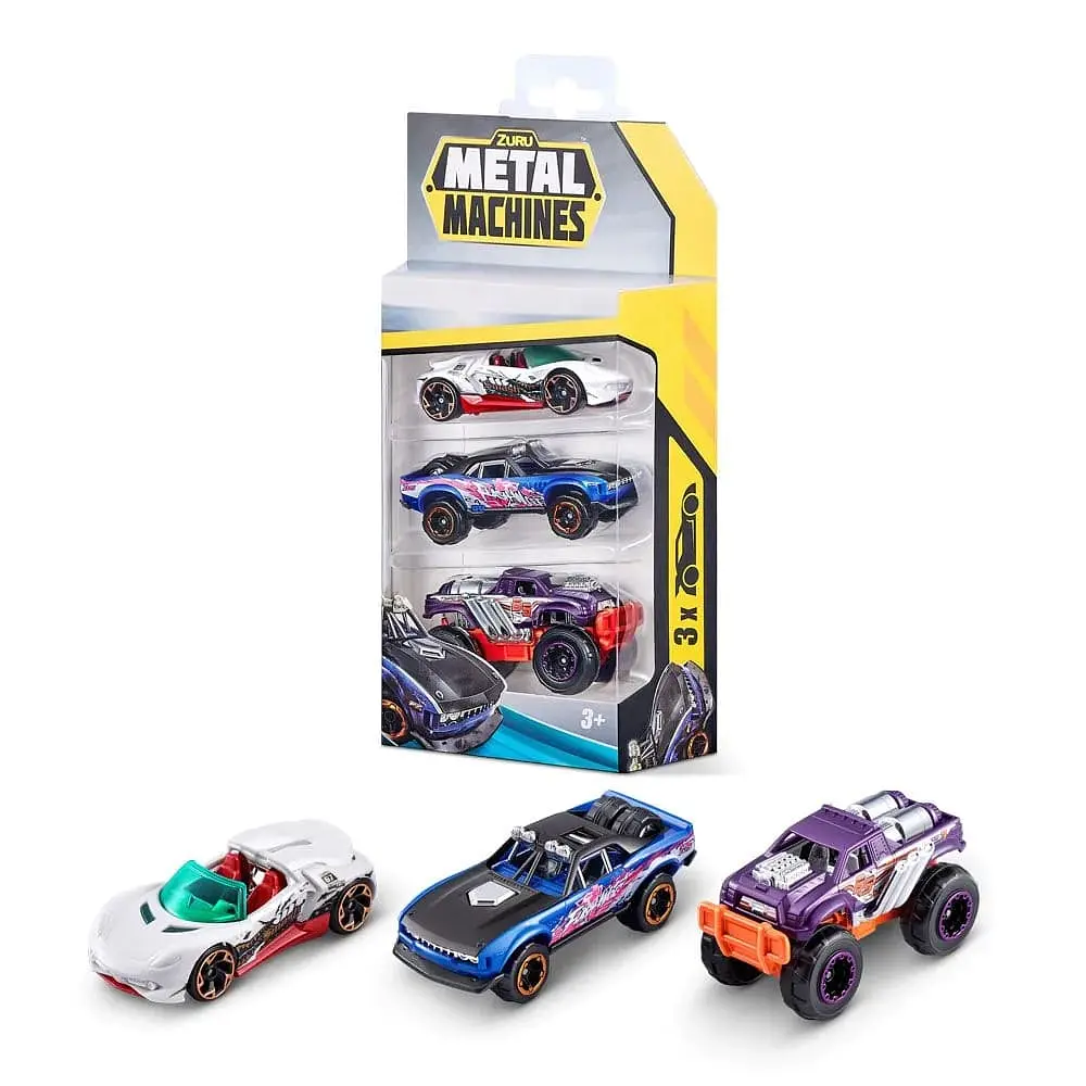 Машинки Zuru Metal Machines Car в ассортименте 3 шт. (6715) - фото 11