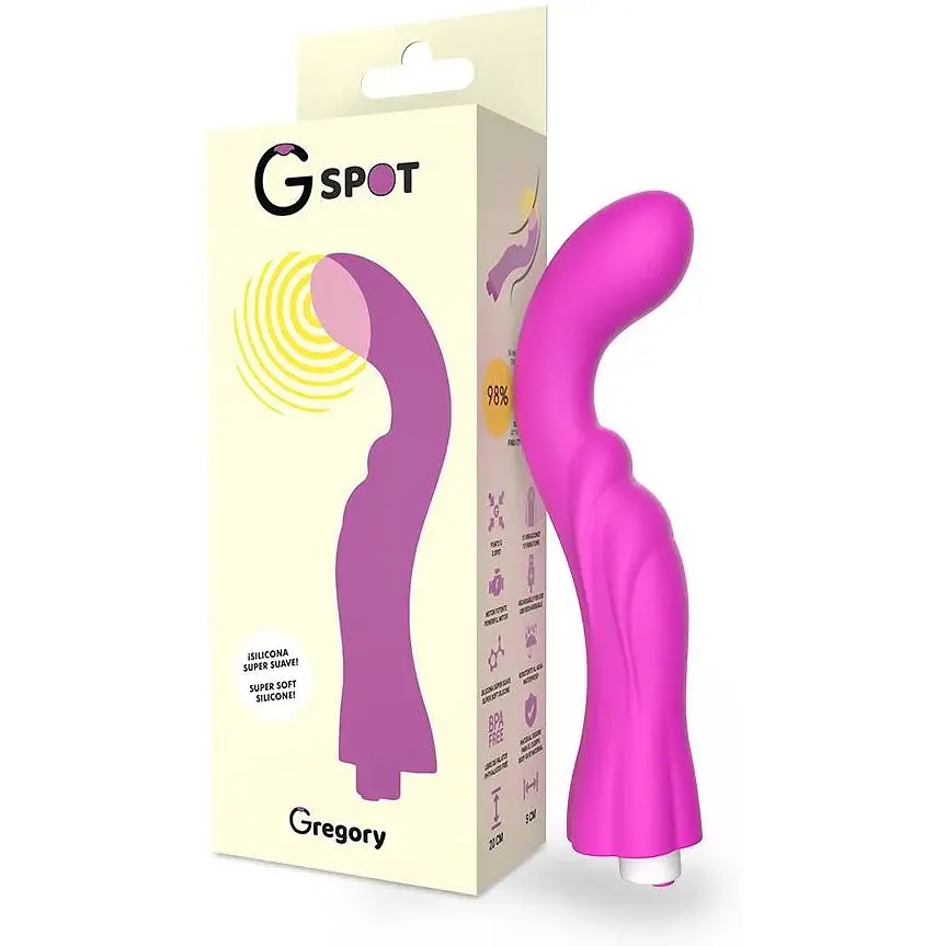 Вибратор для зоны G Gregory G-Spot фиолетовый - фото 3