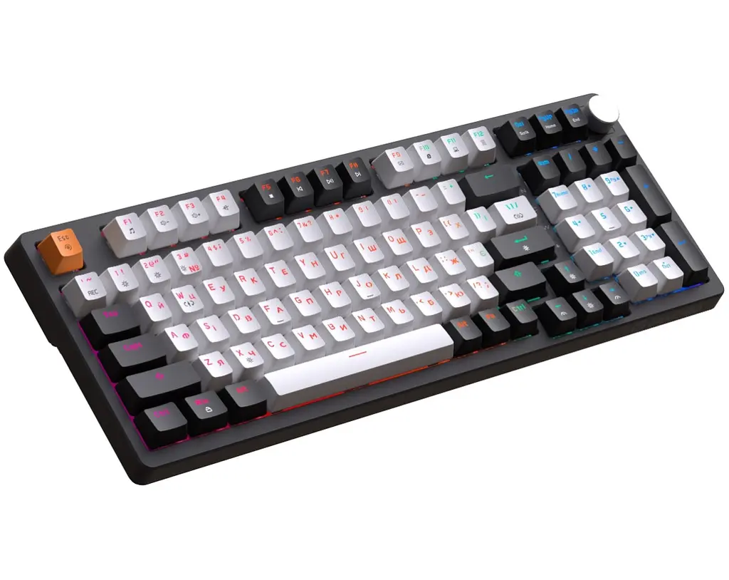 Механічна ігрова клавіатура GamePro GPMK-170 Outemu Red Switch Hot-Swap RGB Black - фото 3